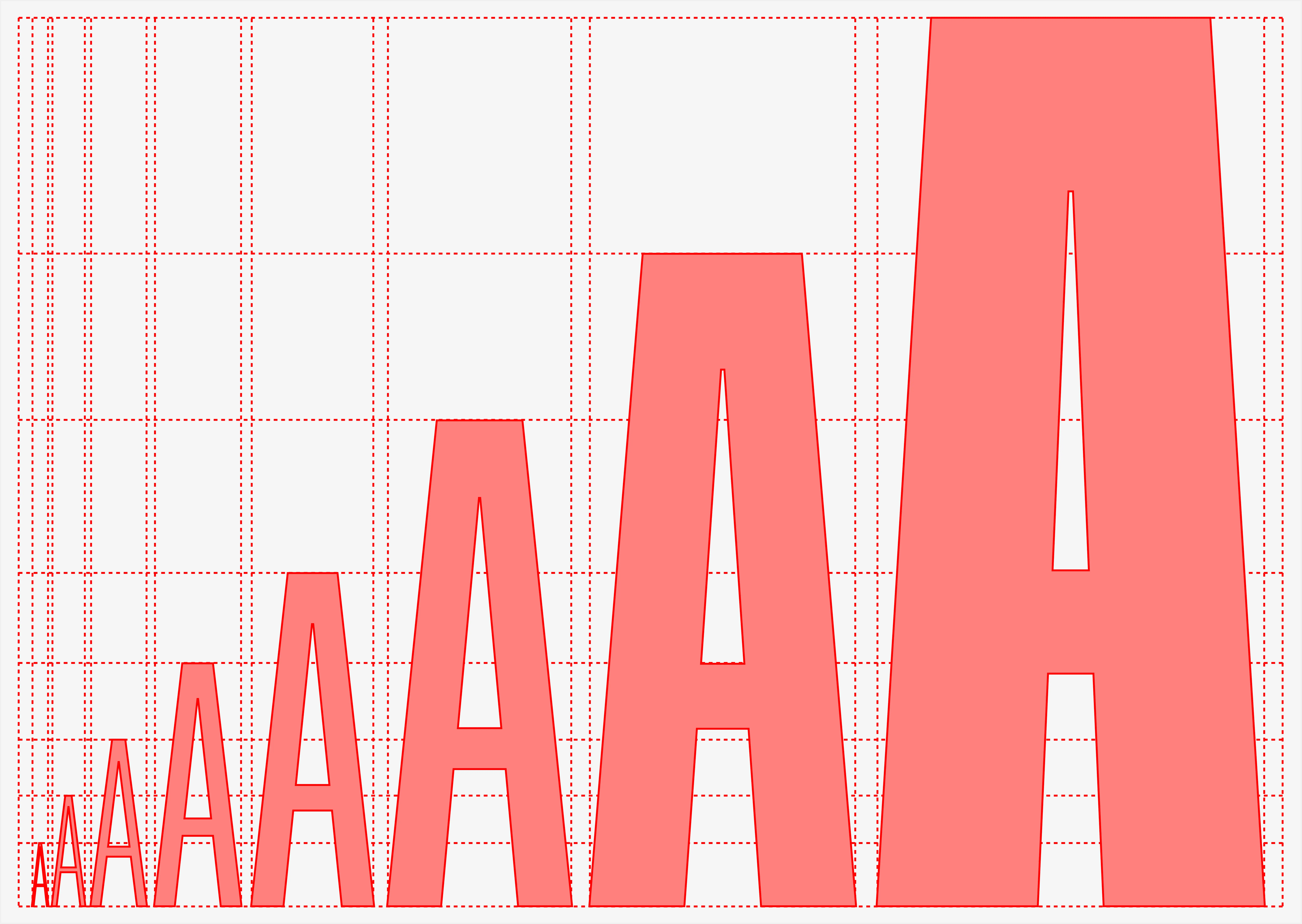 Blaze Type calligraphic letterforms