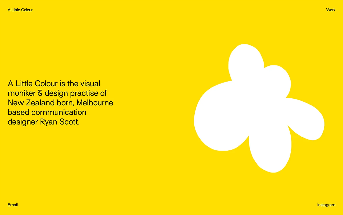 A Little Colour studio website