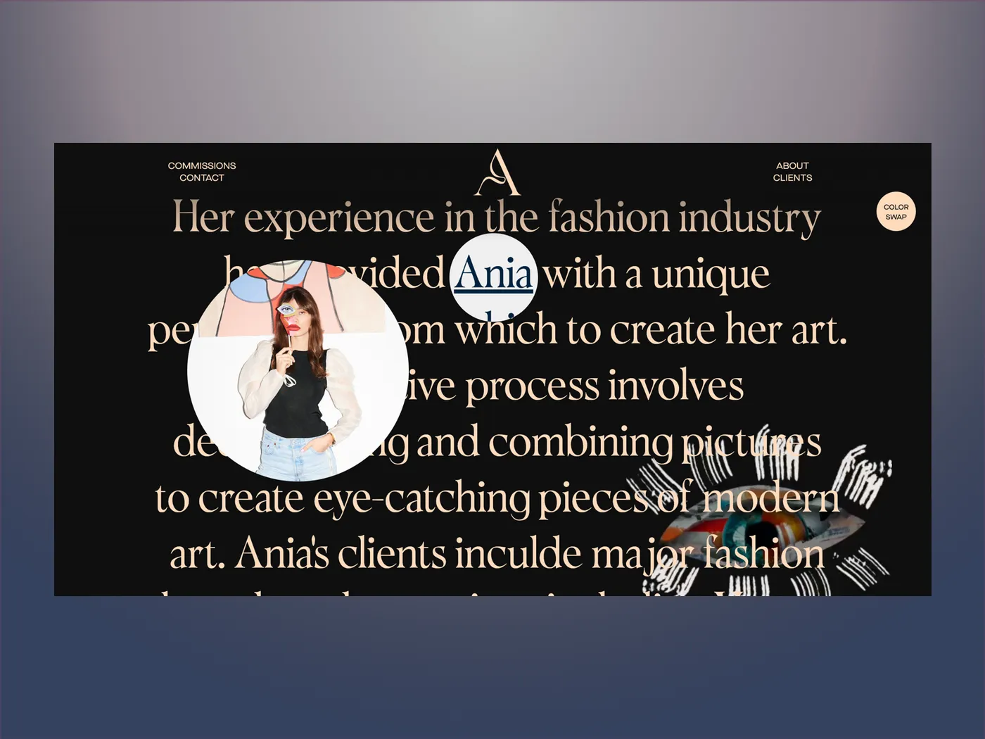 Augustynka portfolio website