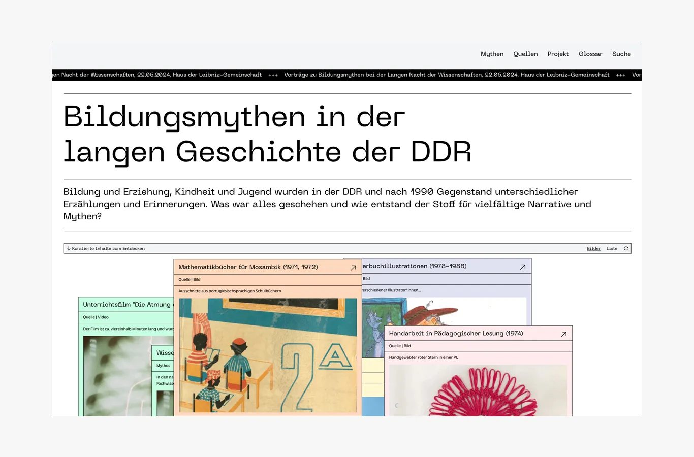 Bildungsmythen in der langen Geschichte der DDR