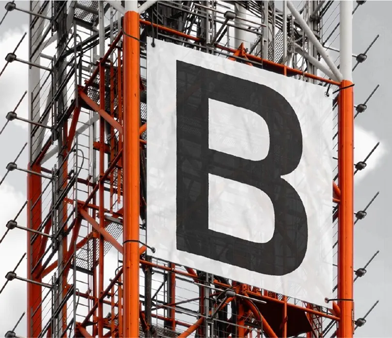 Custom font design by Blaze Type