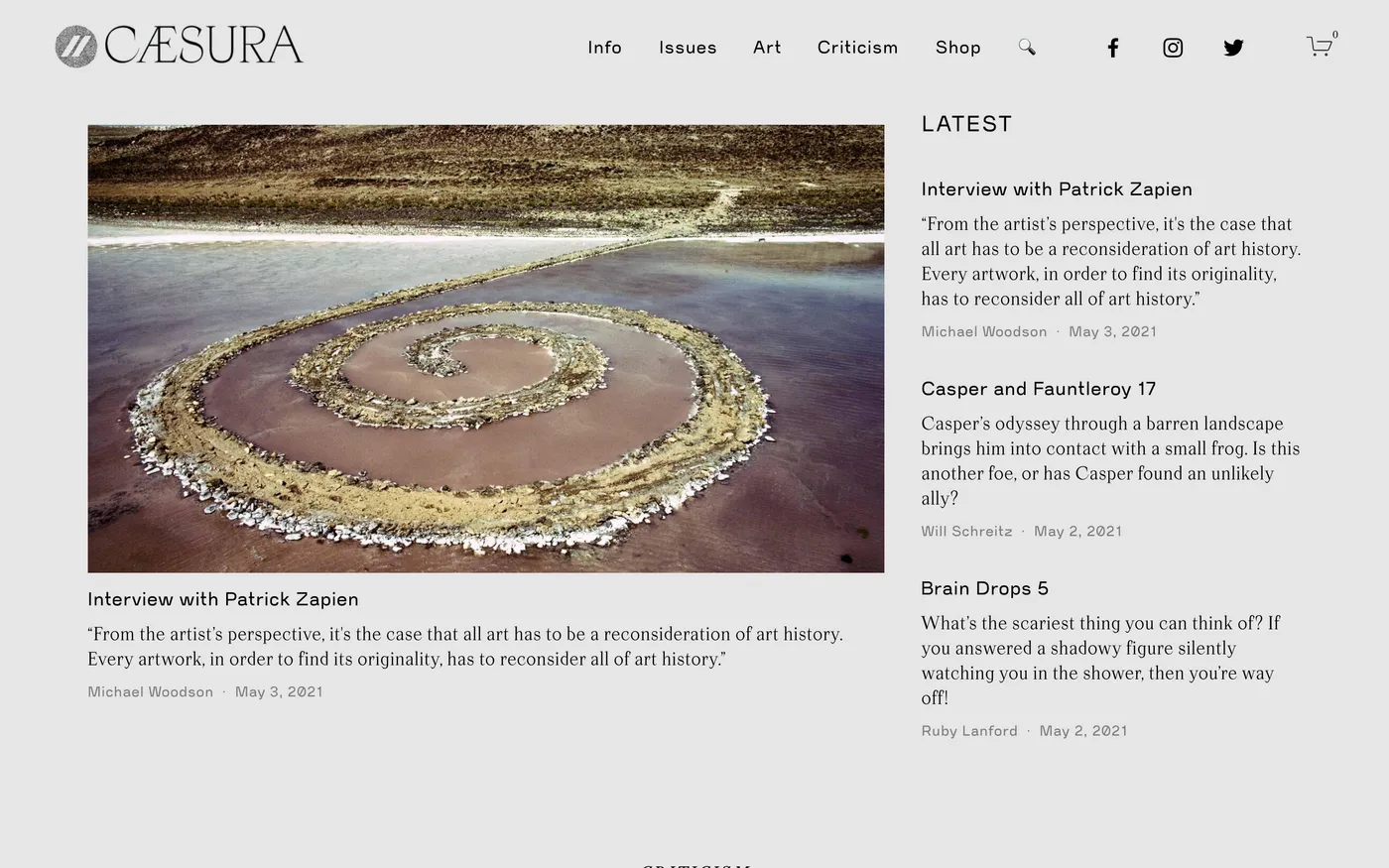 Caesura website