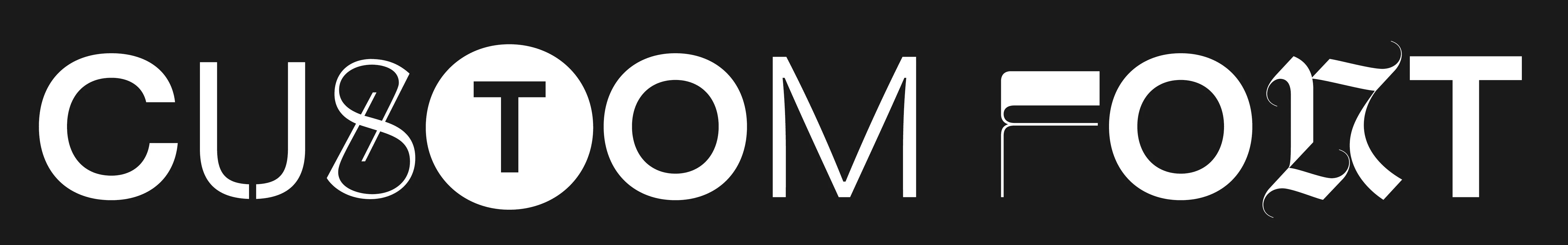 Custom Font & Brand Identity