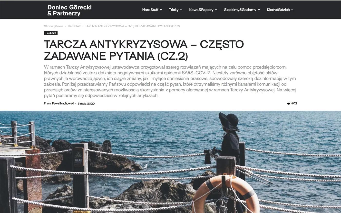 Doniec Górecki & Partnerzy website