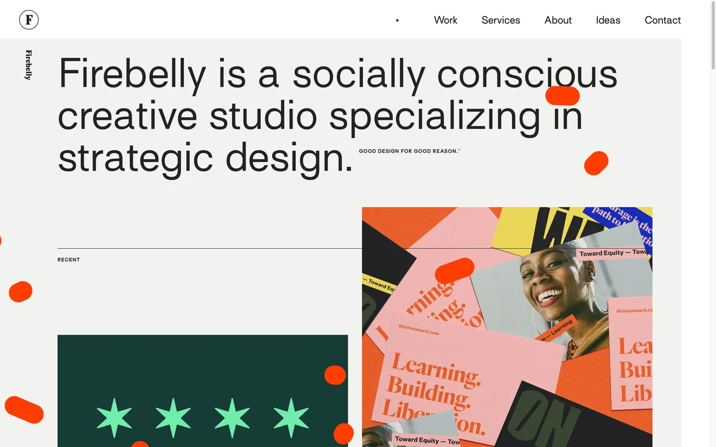 Firebelly portfolio website