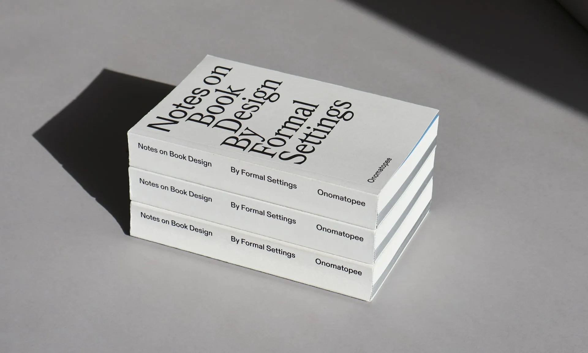 Recap of Notes on Book Design