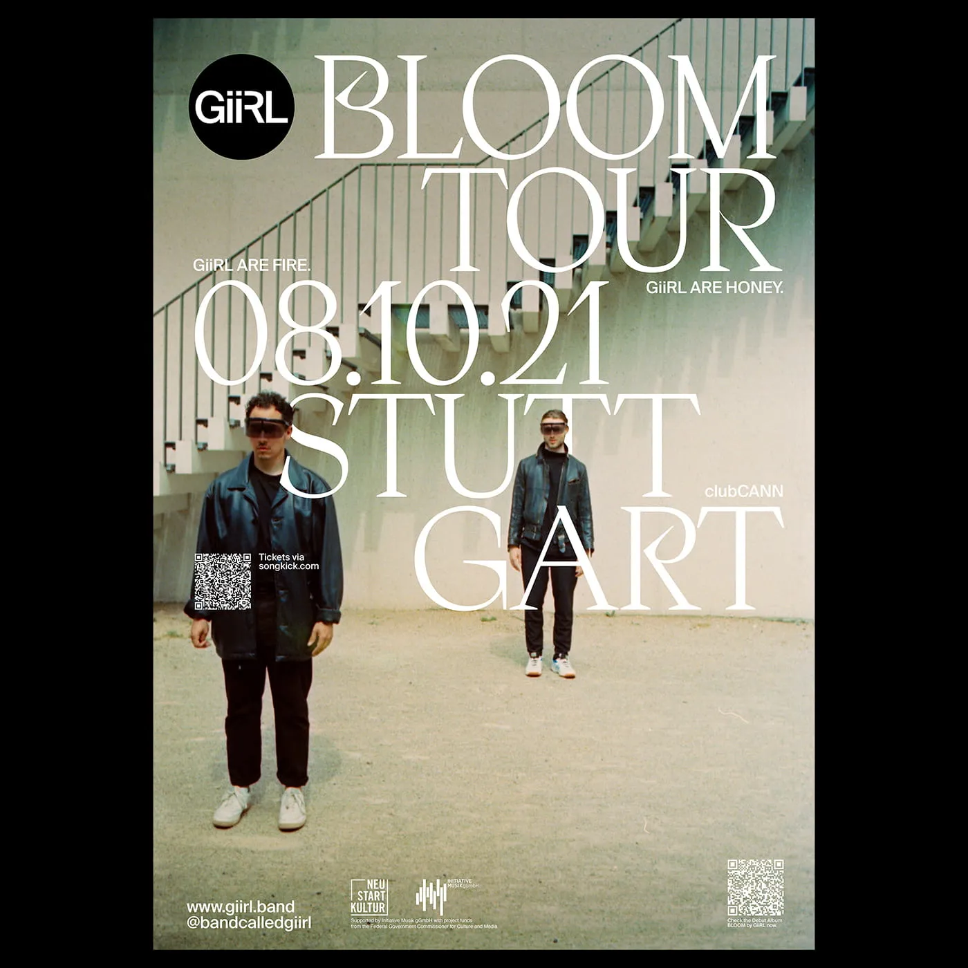 GiiRL – Bloom tour poster