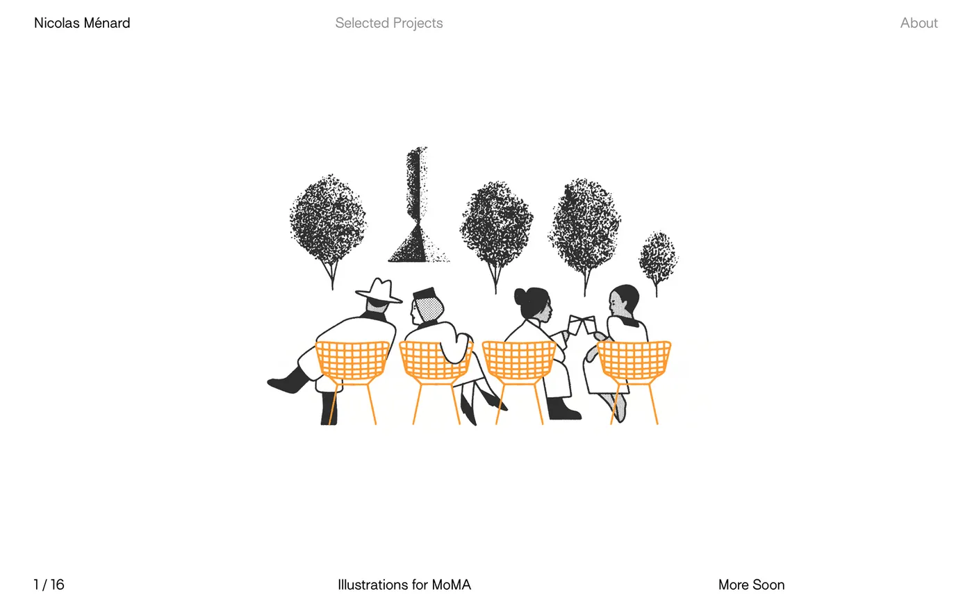 Nicolas Ménard portfolio website