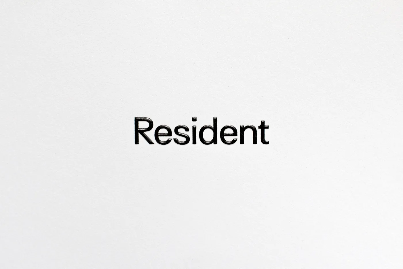 Resident