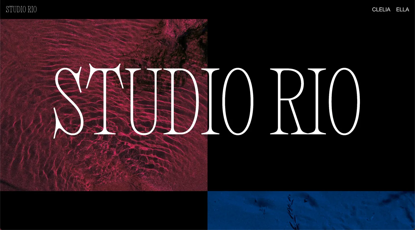 Studio Rio portfolio website