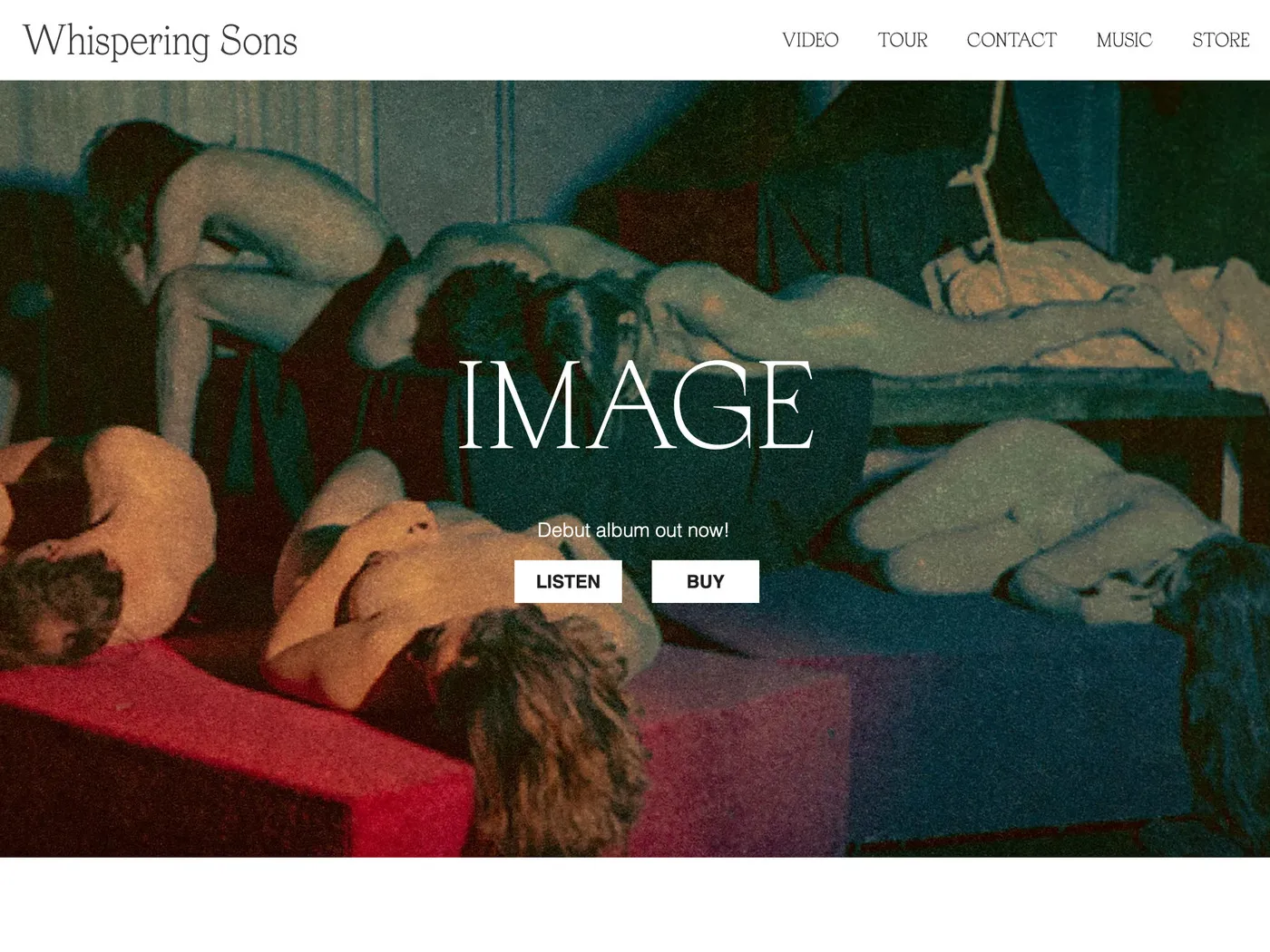 Whispering Sons – Image album art and collateral