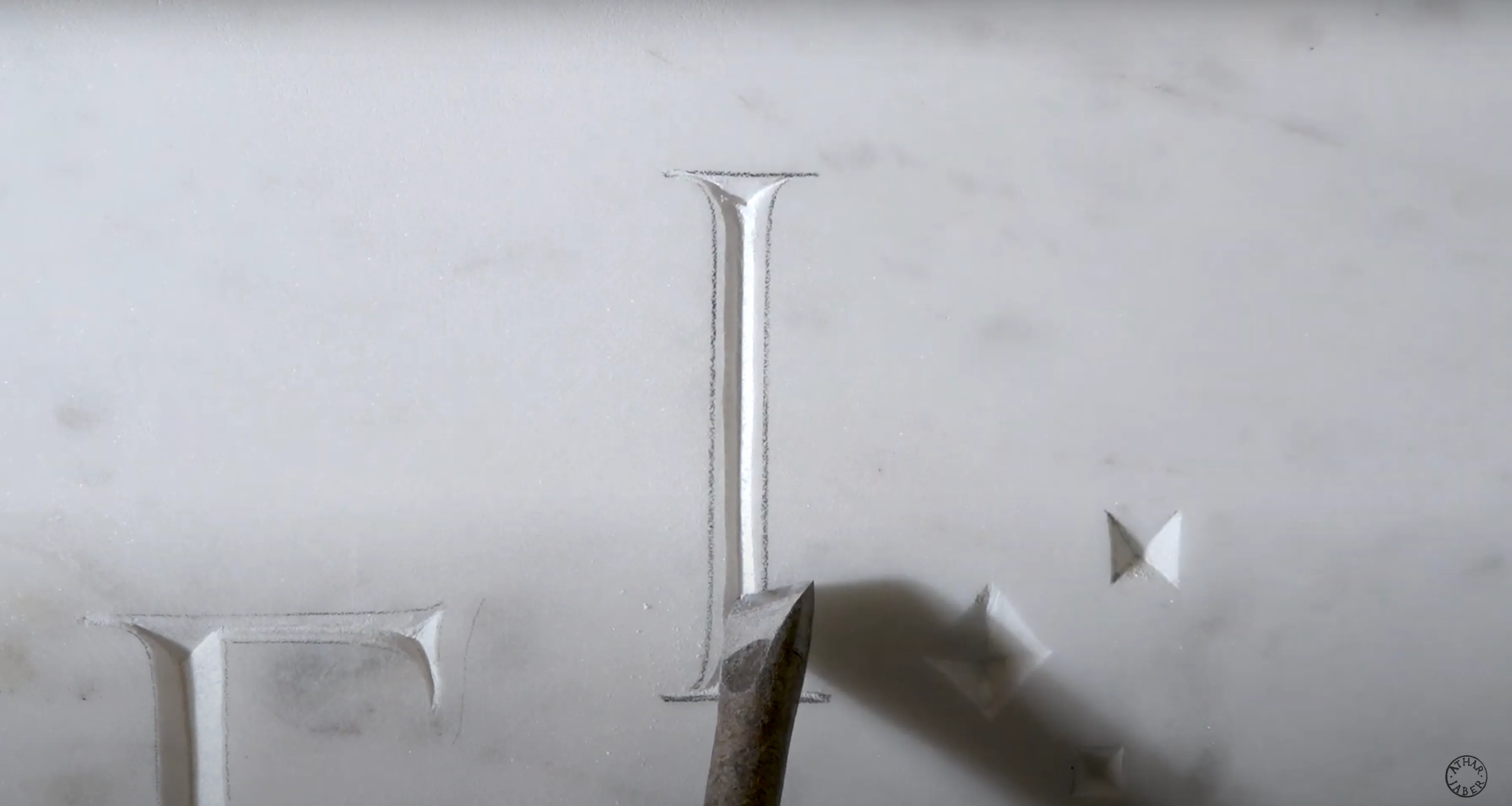 How to Carve Letters in Stone by Athar Jaber