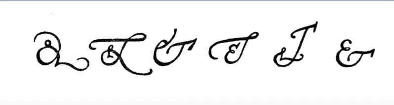 Ampersands by Jean de Beaugrand (1584-1640)