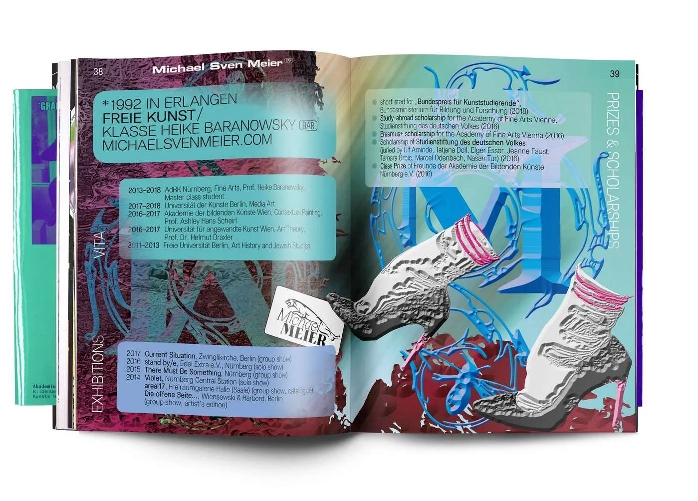 Absolvent*Innen 2018 catalog, AdBK Nürnberg