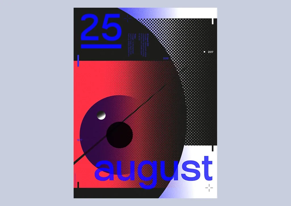 Kalenderboek Stichting Print: 25 August