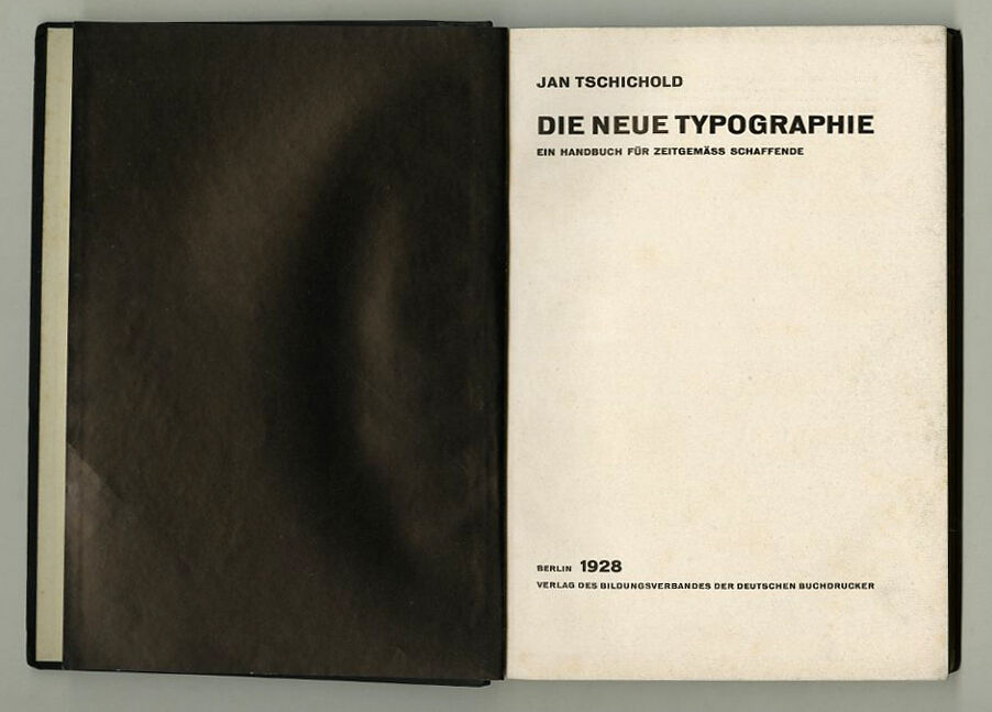 Die neue typographie by Jan Tschichold, 1928.
