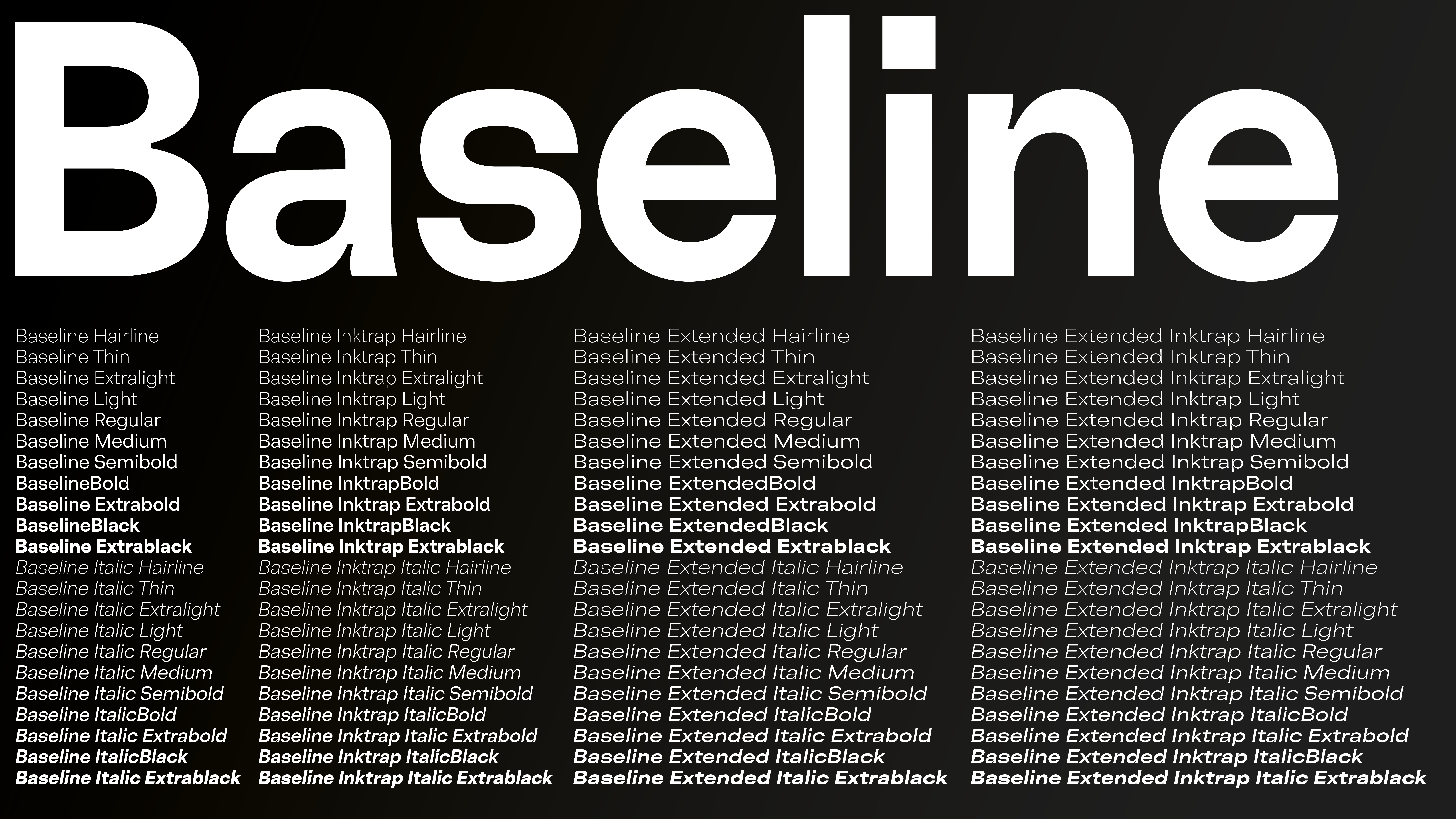 Custom Font Design for Baseline — NTSAL