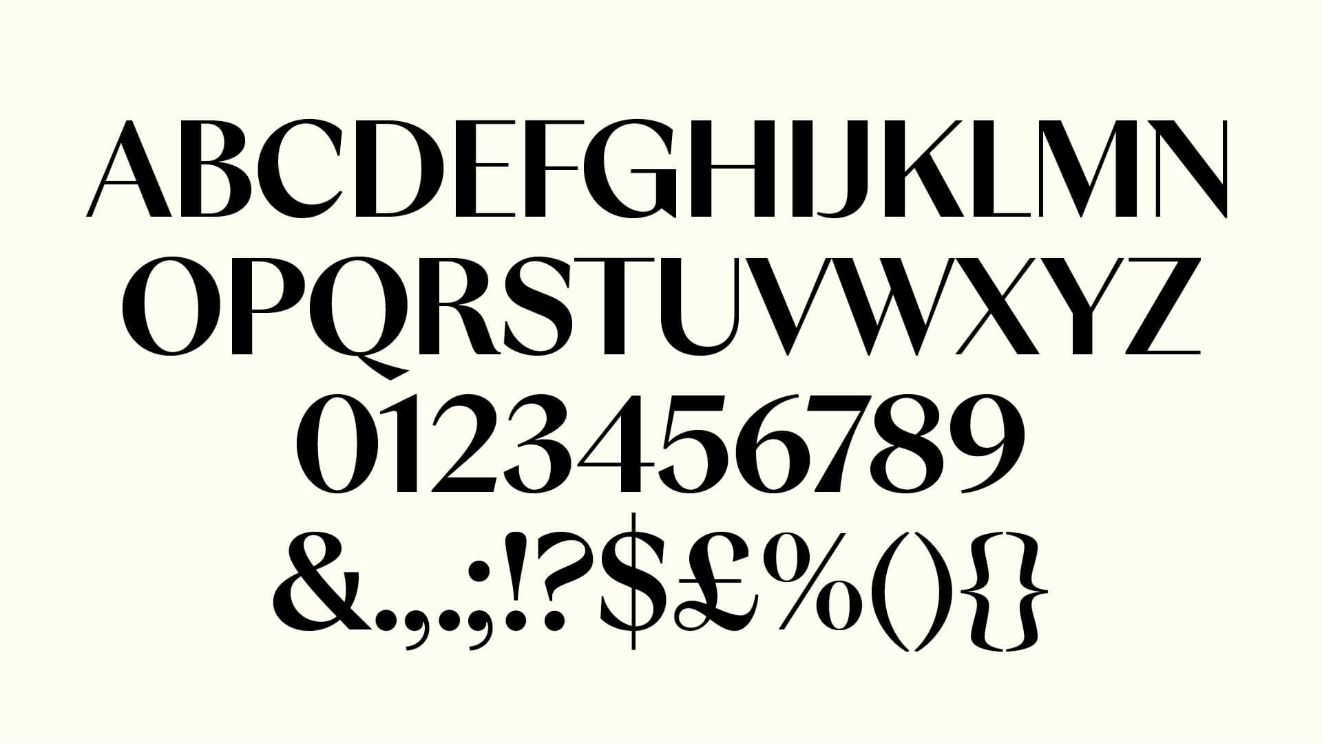 Relais display - a didone inspired typeface! | French Type Design ...